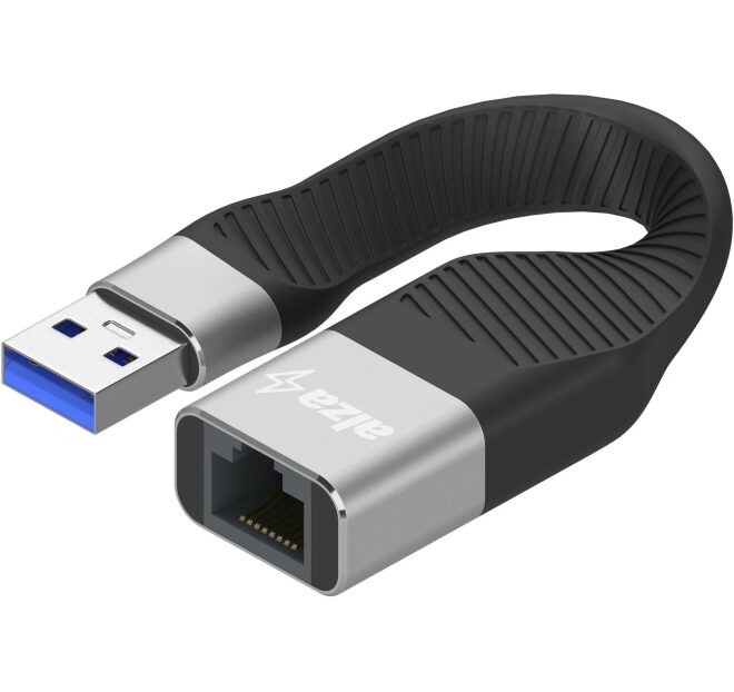 AlzaPower FlexCore USB-A (M) to RJ-45 (F)