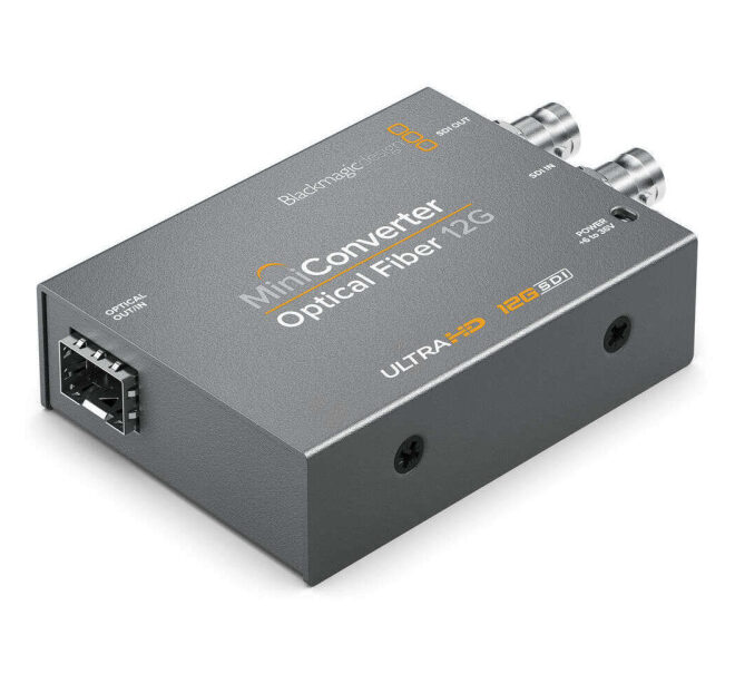 BMD 12G Mini Converter Optical Fiber