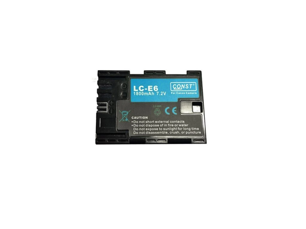 Baterie CONST LC-E6 (LP-E6), 7,2 V 1800 mAh