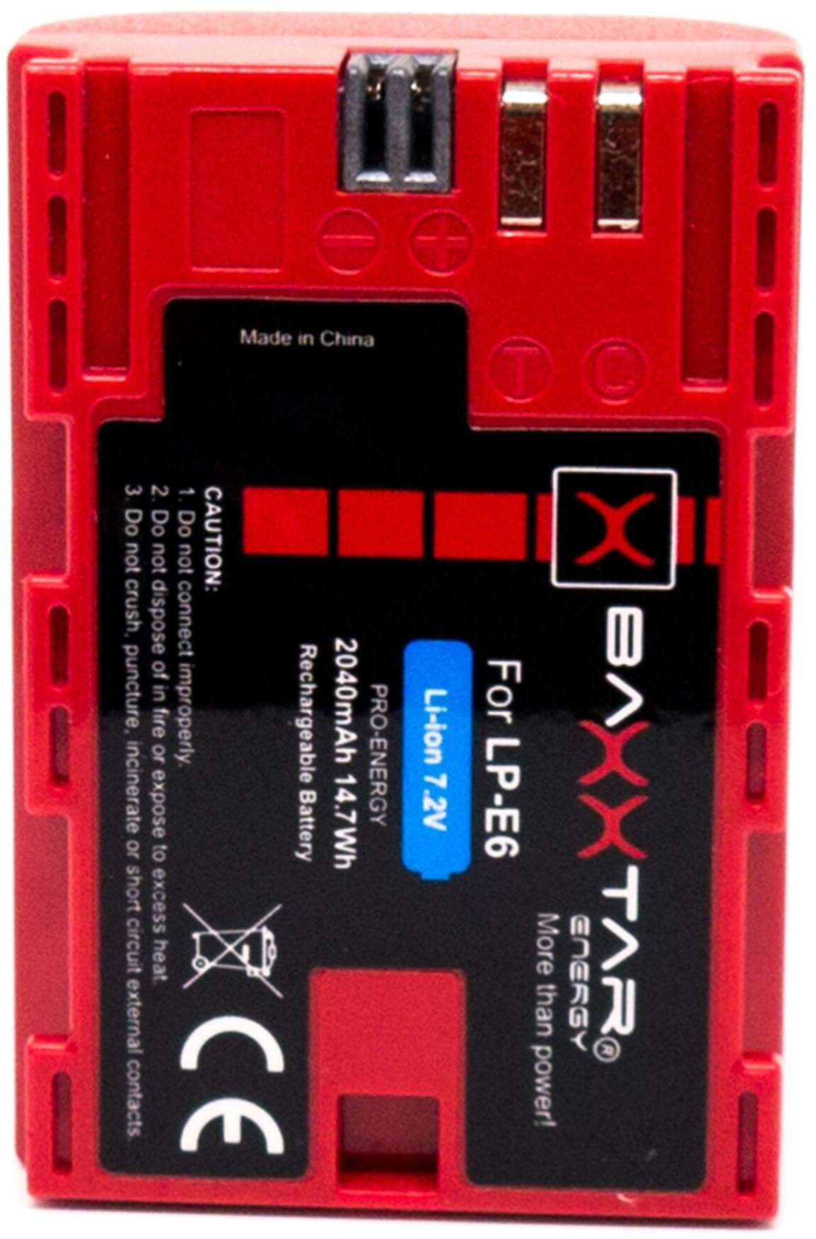 Baxxtar baterie LP-E6 7,2V/2040mAh Baxxtar baterie LP-E6 7,2V/2040mAh
