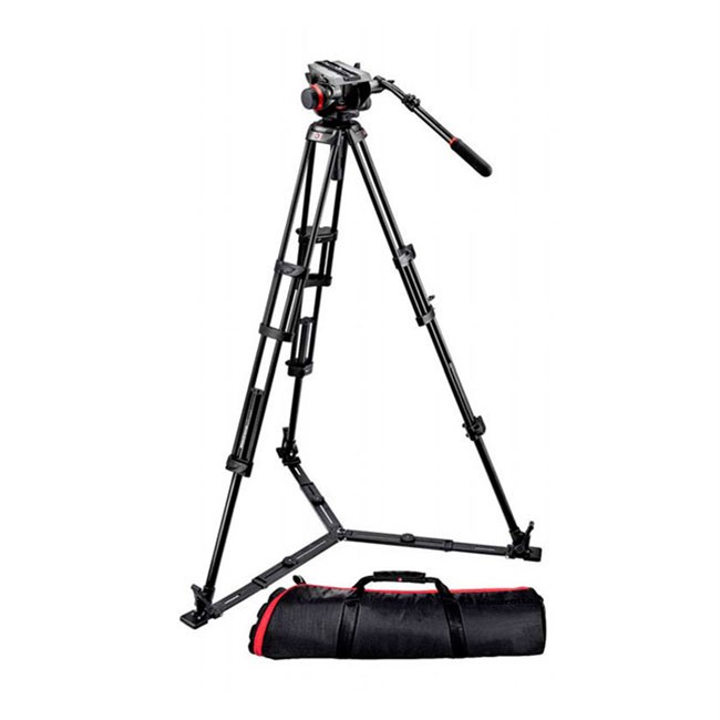 Manfrotto 520MVB s fluidní hlavou Libec LX5 Manfrotto 520MVB s fluidní hlavou Libec LX5