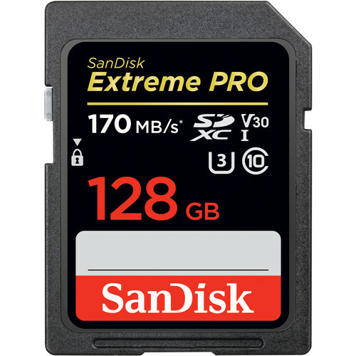 SanDisk SDXC Extreme Pro 170MB/s 128GB