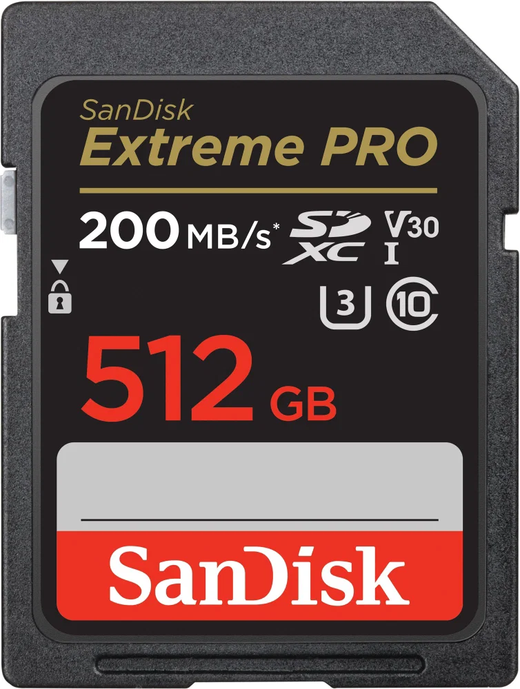 SanDisk Extreme PRO 200MB/s 512GB