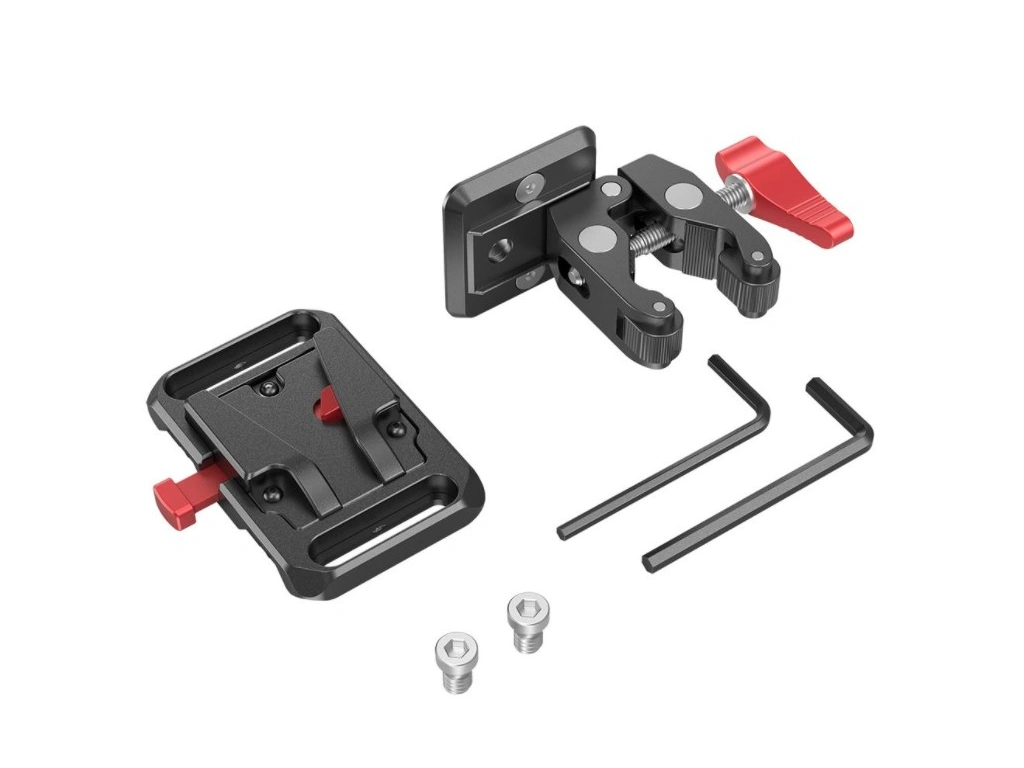 SmallRig Super Clamp 735 + SmallRig V-Mount Holder