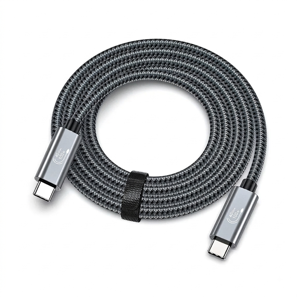 USB 4 Type-C na Type-C kabel 0.8m, 100W, 40Gbit/s USB 4 Type-C na Type-C kabel 0.8m, 100W, 40Gbit/s