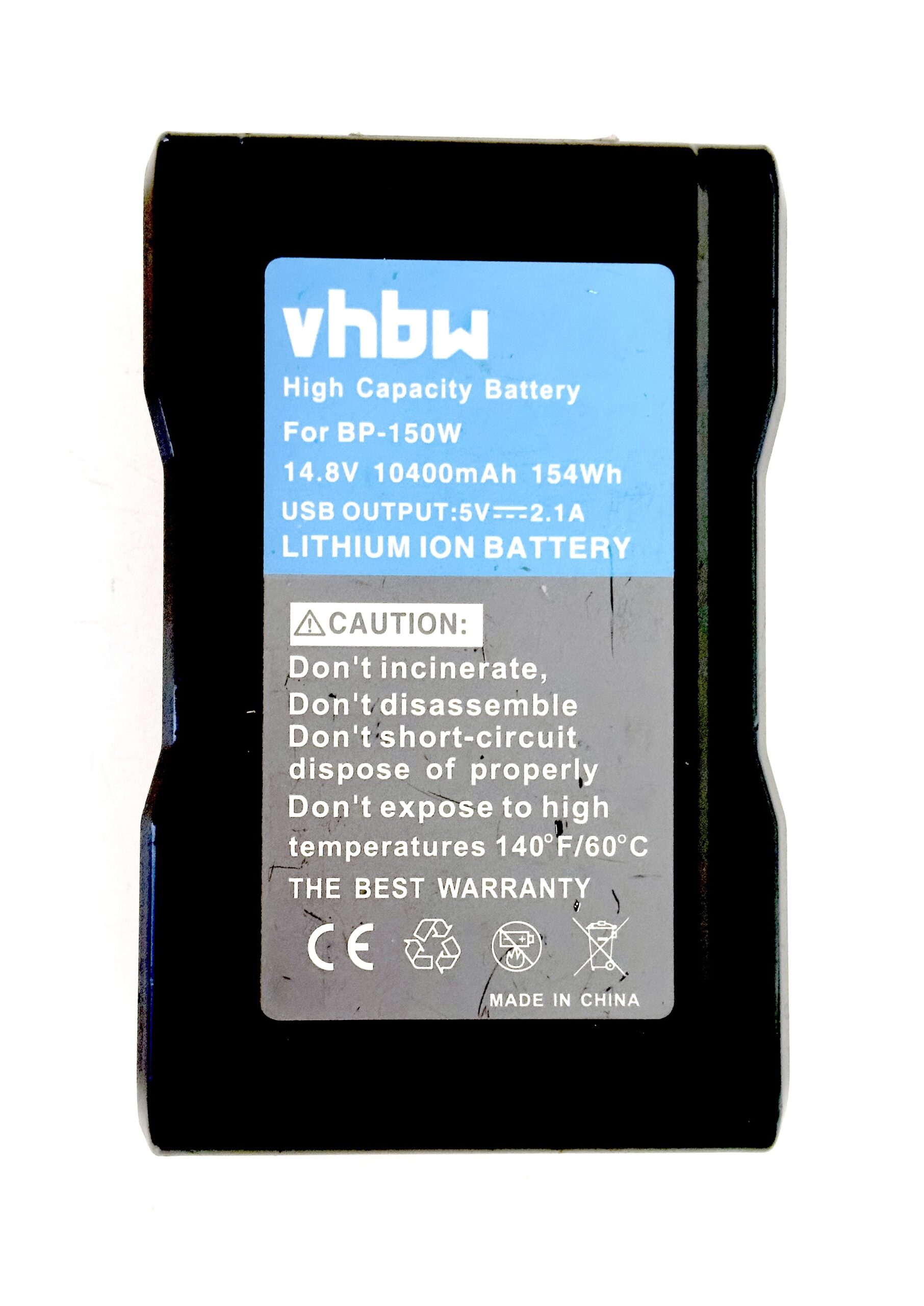 VHBW V-Mount baterie pro BP-150W VHBW V-Mount baterie pro BP-150W