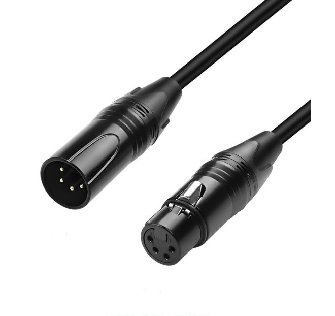 XLR kabel 4pin