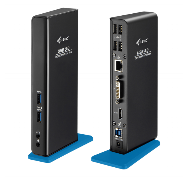 i-tec USB 3.0 Dual Advance + napájecí adaptér