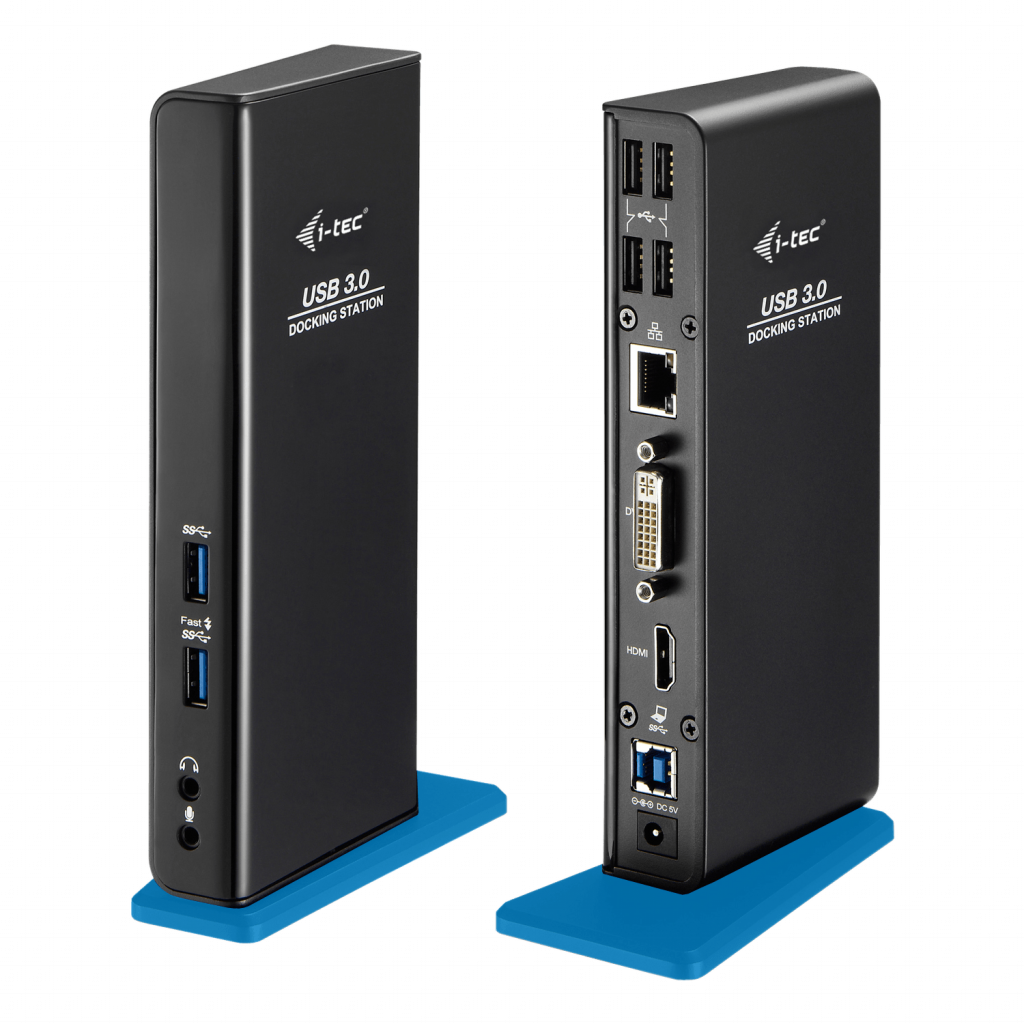 i-tec USB 3.0 Dual Advance + napájecí adaptér