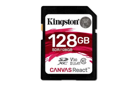 Kingston 128GB Canvas React SDXC Kingston 128GB Canvas React SDXC