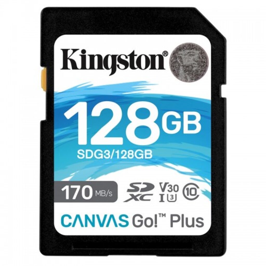 Kingston SDXC Canvas Go! Plus 128GB, 170MB/s