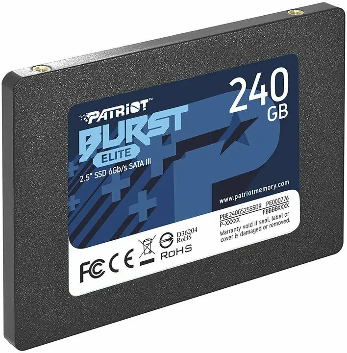 Patriot Burst 240GB 2,5″ SSD SATA III Patriot Burst 240GB 2,5″ SSD SATA III