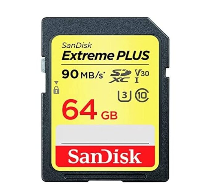 SanDisk SDXC 64GB Extreme PLUS (90MB/s)