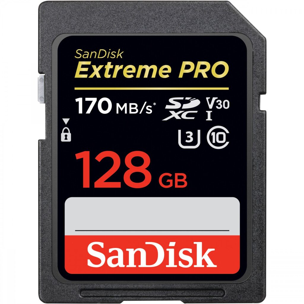 SanDisk SDXC Extreme Pro 170MB/s 128GB