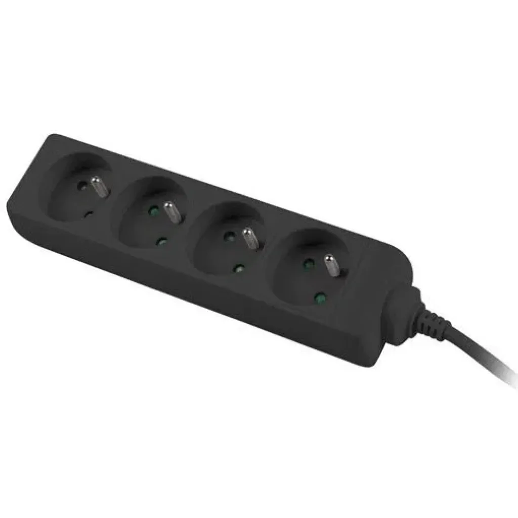 Prodlužovací kabel 230 V černý