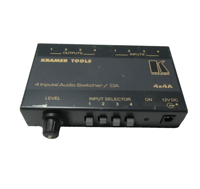 Kramer 4X4A 4Inputs Audio Switcher/DA