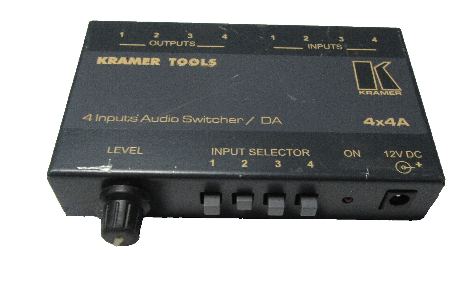Kramer 4X4A 4Inputs Audio Switcher/DA Kramer 4X4A 4Inputs Audio Switcher/DA